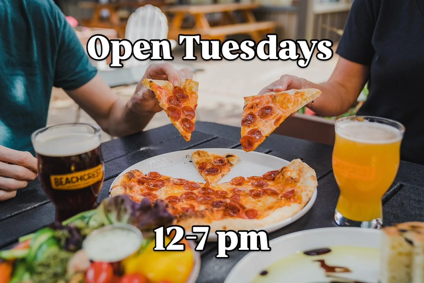 Looking for a place to go on Tuesdays?  We&rsquo;re open from 12-7 pm serving your fave hot wood-fired pizzas and small batch brews.  Come say hi and enjoy the chill Tuesday vibes with us in the taproom. 🍻🍕

#beachcrestbrewing #oregoncoasteats #lin