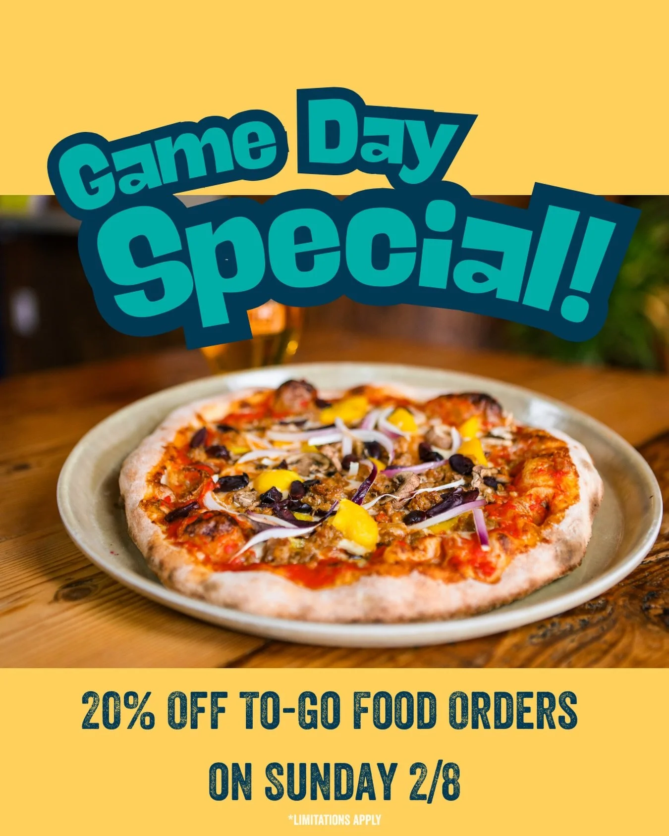 Let us do the cooking on game day!&nbsp;&nbsp;🏈🍕

This Sunday, February 8th, get 20% off you to-go food order over $30.&nbsp;&nbsp;Order online at beachcrestbrewing.com and enter code SUPERSUNDAY during checkout to score your game day deal.

#beach