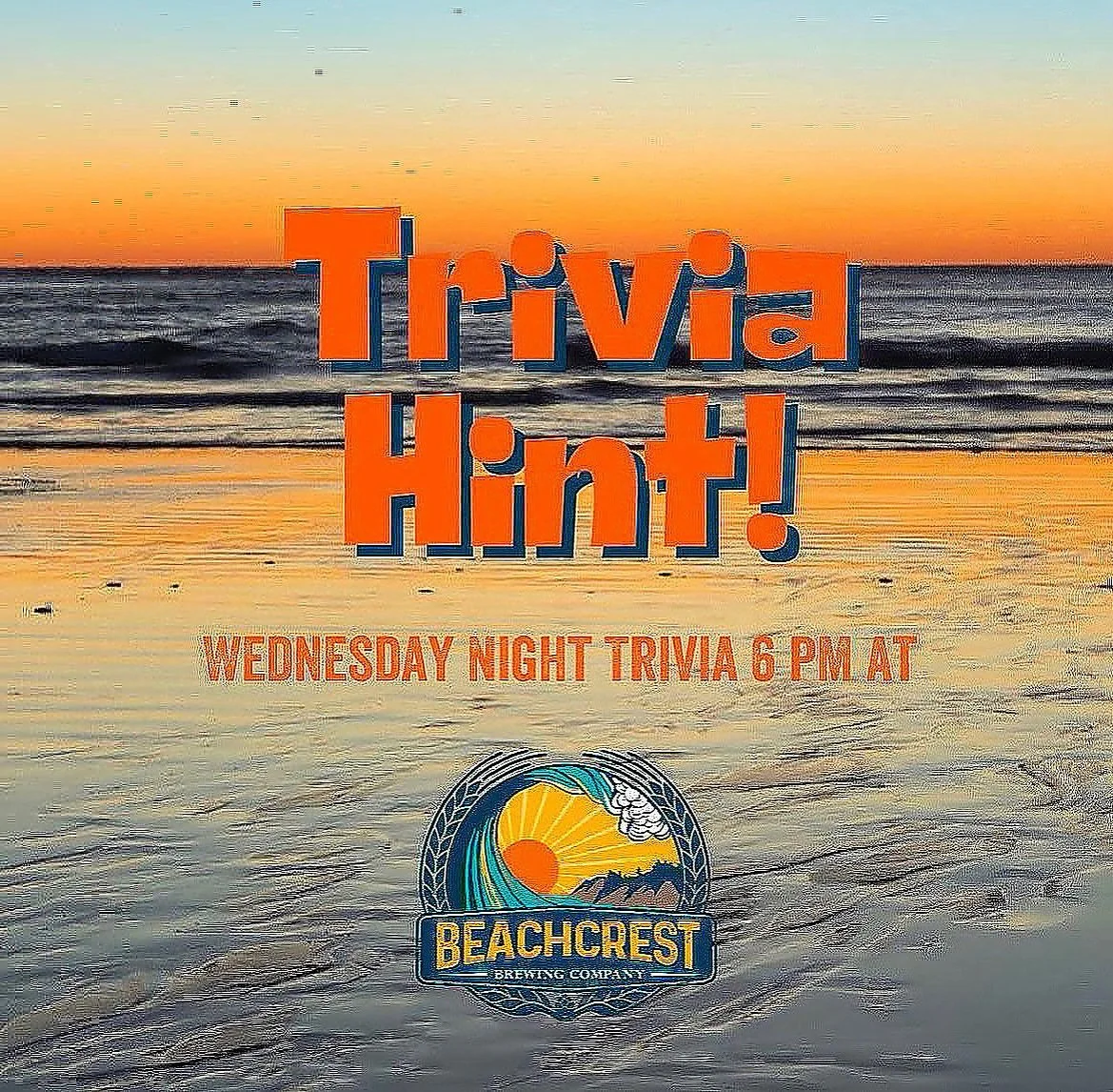 Get out of the mucky weather and cozy up at your neighborhood brewery this Wednesday night for Trivia starting at 6 pm. 

HINT - The answer to the question below, will be an answer to a different question on Wednesday&rsquo;s Trivia Night

SPORTS: In