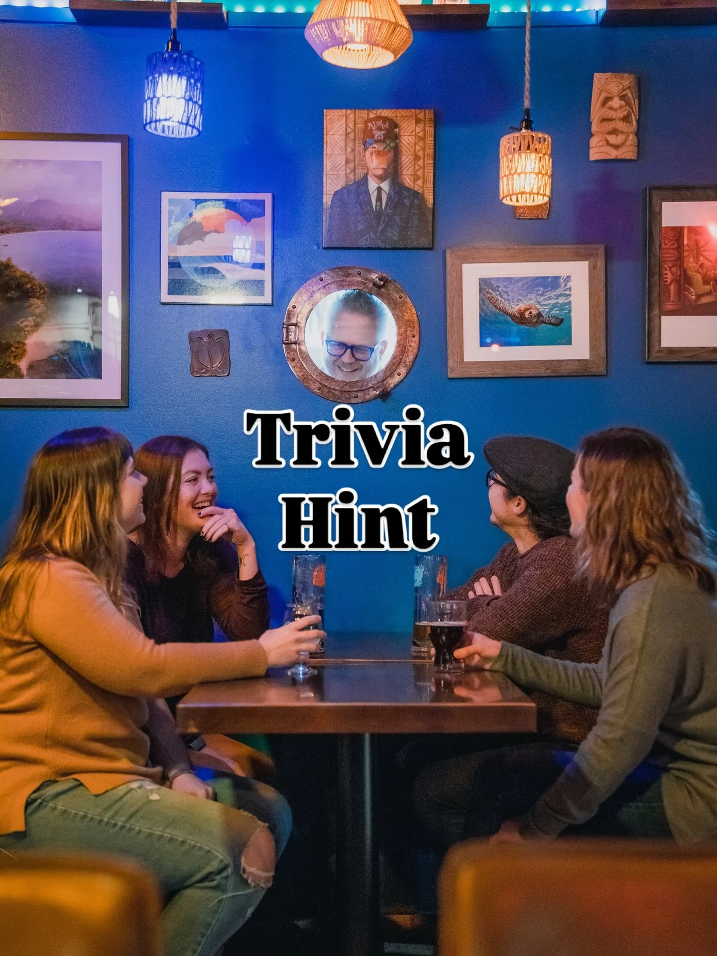 Trivia is on tonight, Wednesday, April 1st 6 pm at Beachcrest.  Bring your team of up to six and compete for prizes and to prove your knowledge of random factoids. 

HINT - The answer to the question below, will be an answer to a different question o