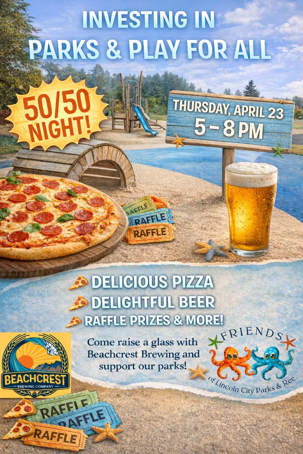 50/50 Fundraiser for Friends of LC Parks &amp; Rec