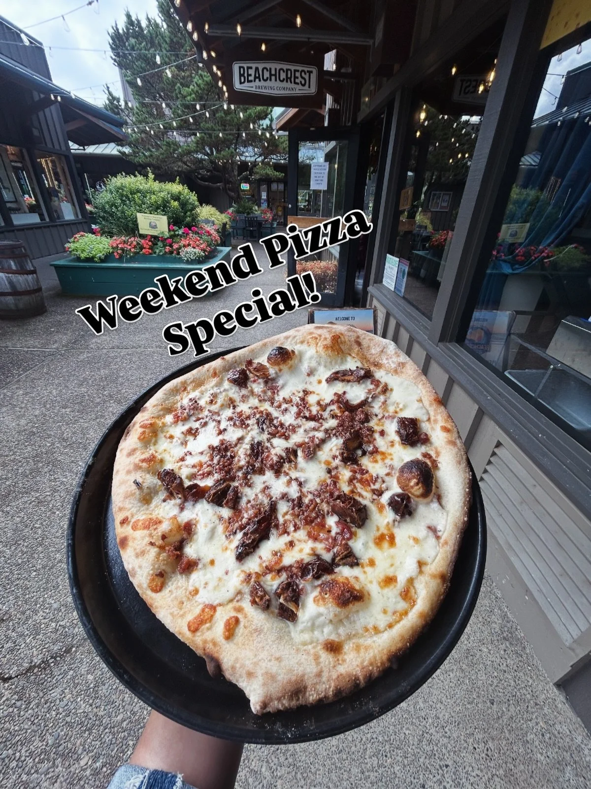 Oops, we did it again. Don&rsquo;t miss out on this weekend&rsquo;s pizza special. 

Devils On Horseback-white wine sauce, mozzarella blend, crispy bacon &amp; Medjool dates