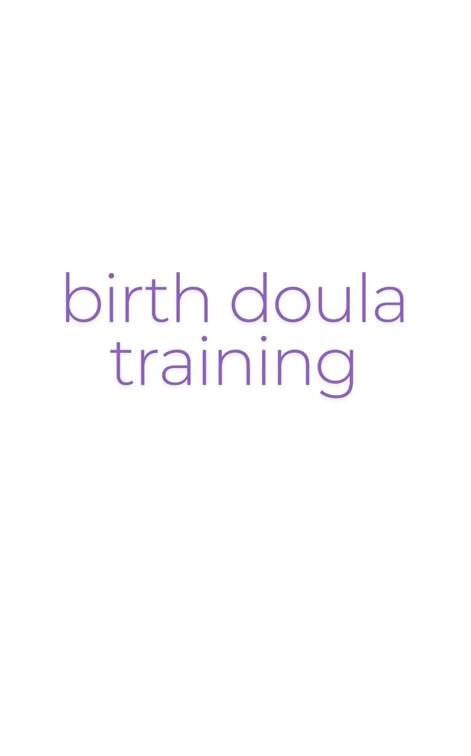 Birth Doula Skills