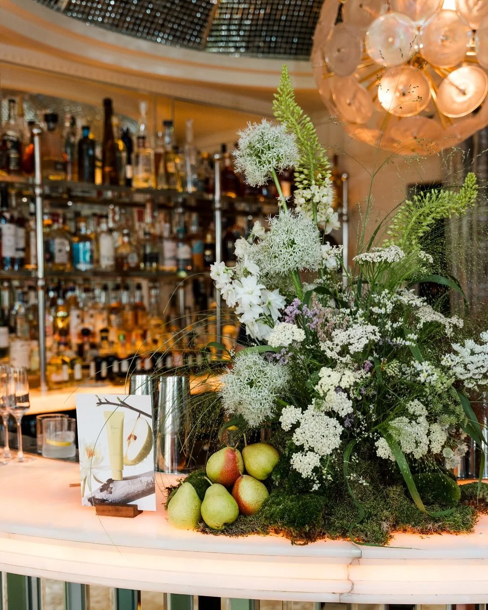 More from one of our favourite events this year for @heaps_stacks for the launch of @rarebeauty new fragrance 🍐 #clareloveblooms #rarebeauty