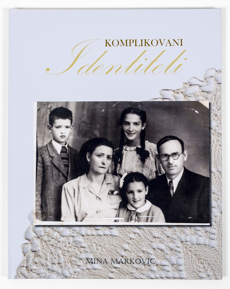   The photobook, of the same name  Komplikovani Identiteti , provides the viewer with the opportunity to hold all the documents, even though the book is of a larger size. Inside, the book includes my images, the original family photographs, and writi