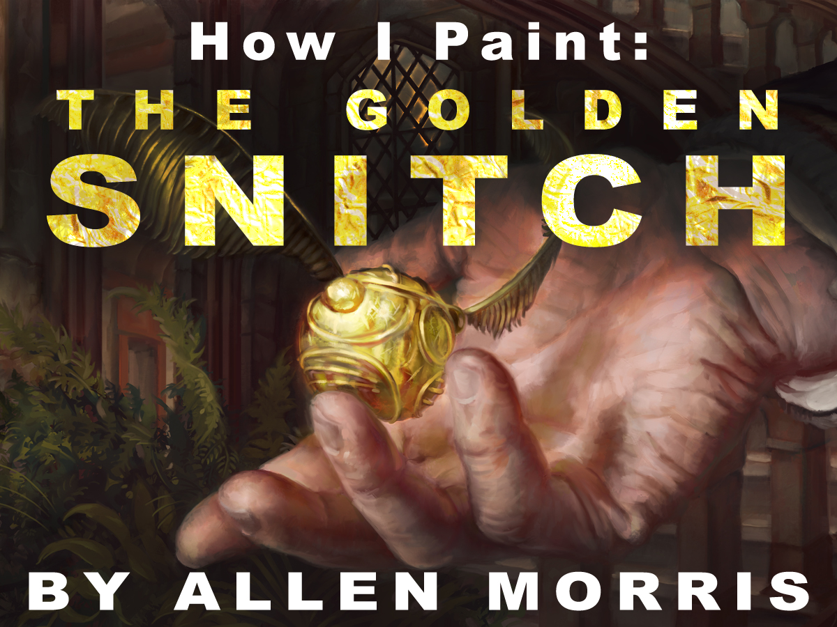 How I Paint: The Golden Snitch