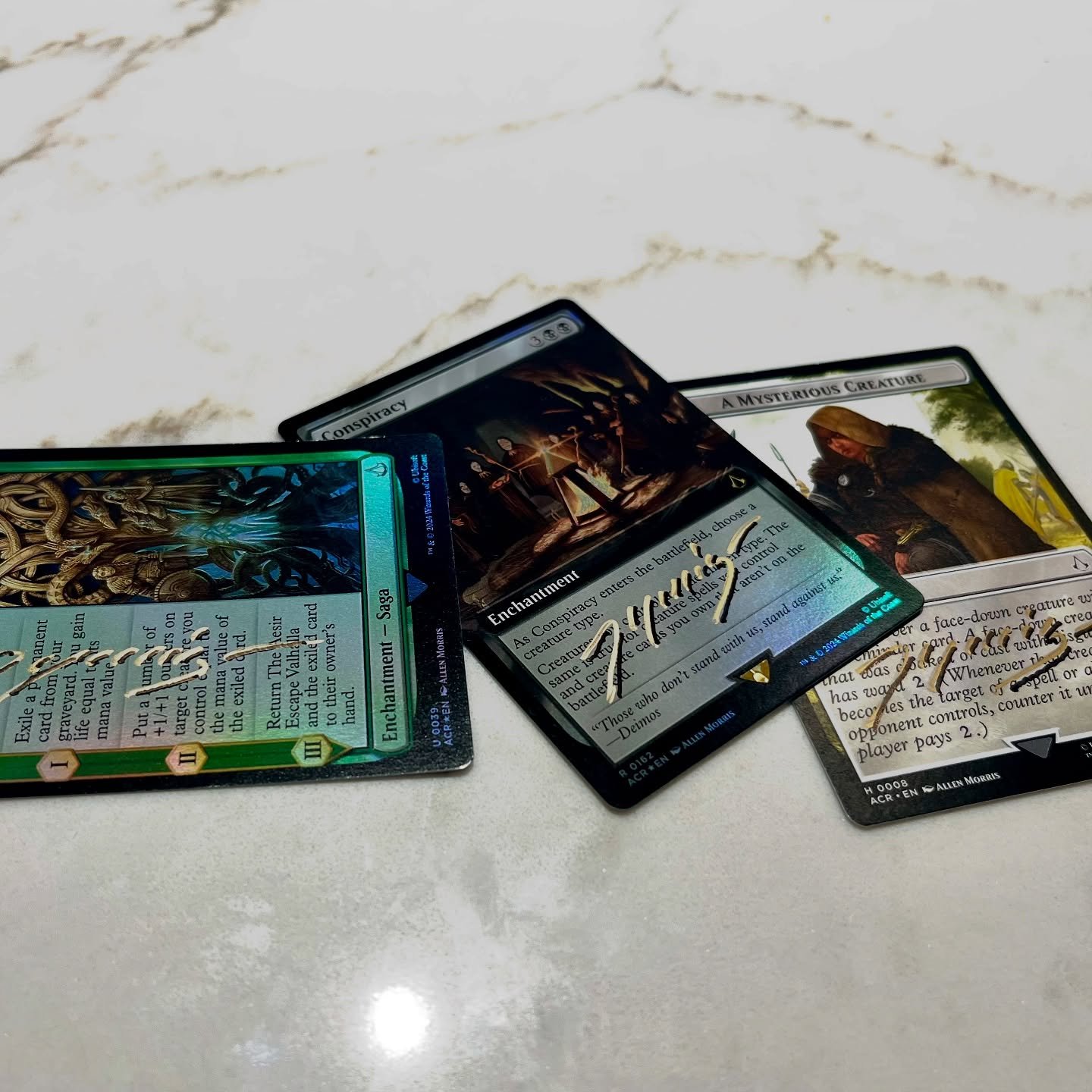Ringing in the new year with some magical signatures- #mtg #mtgartist