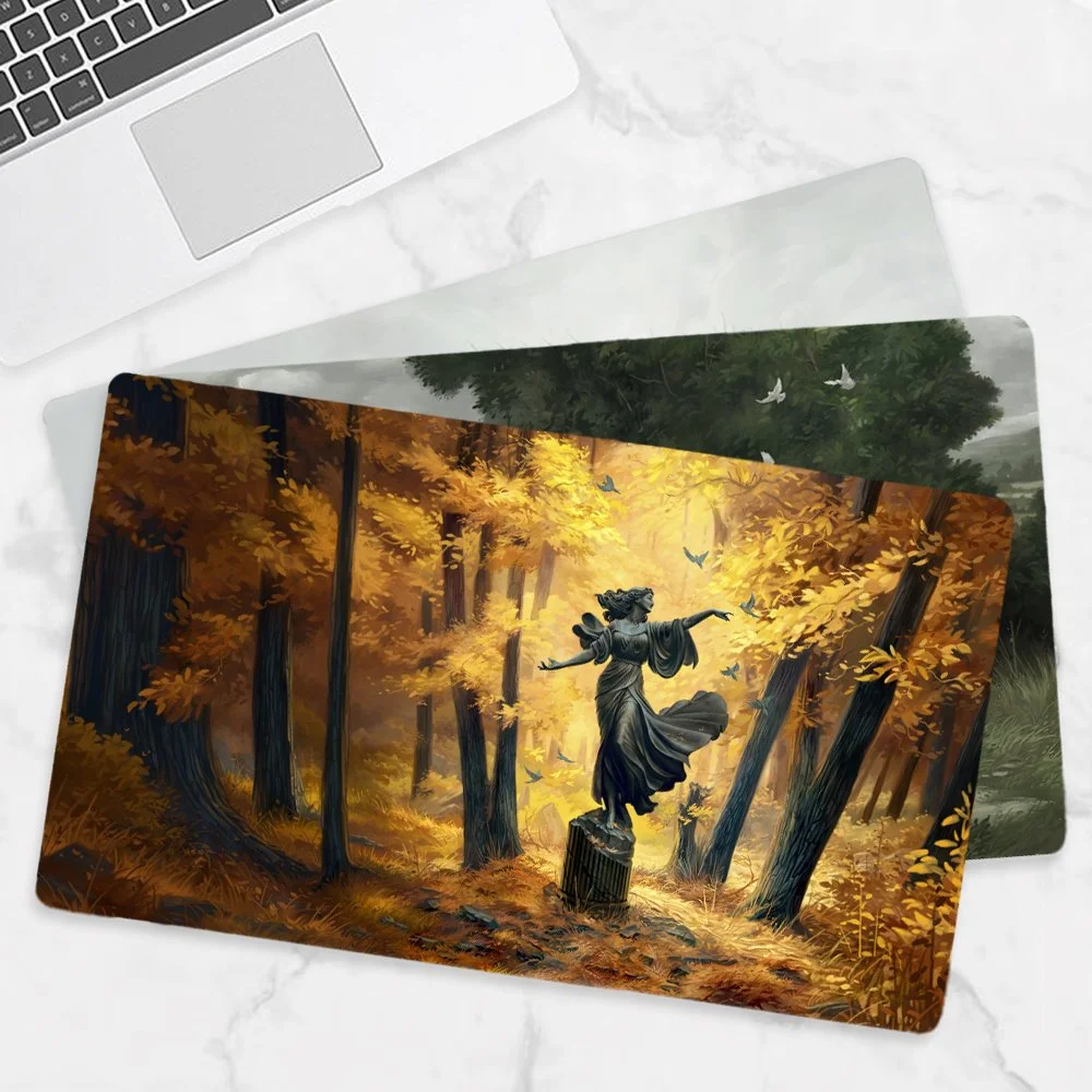 I've been expanding some images to make playmats and it's been a joy diving back into these compositions. Even better to finally see them printed and in person!