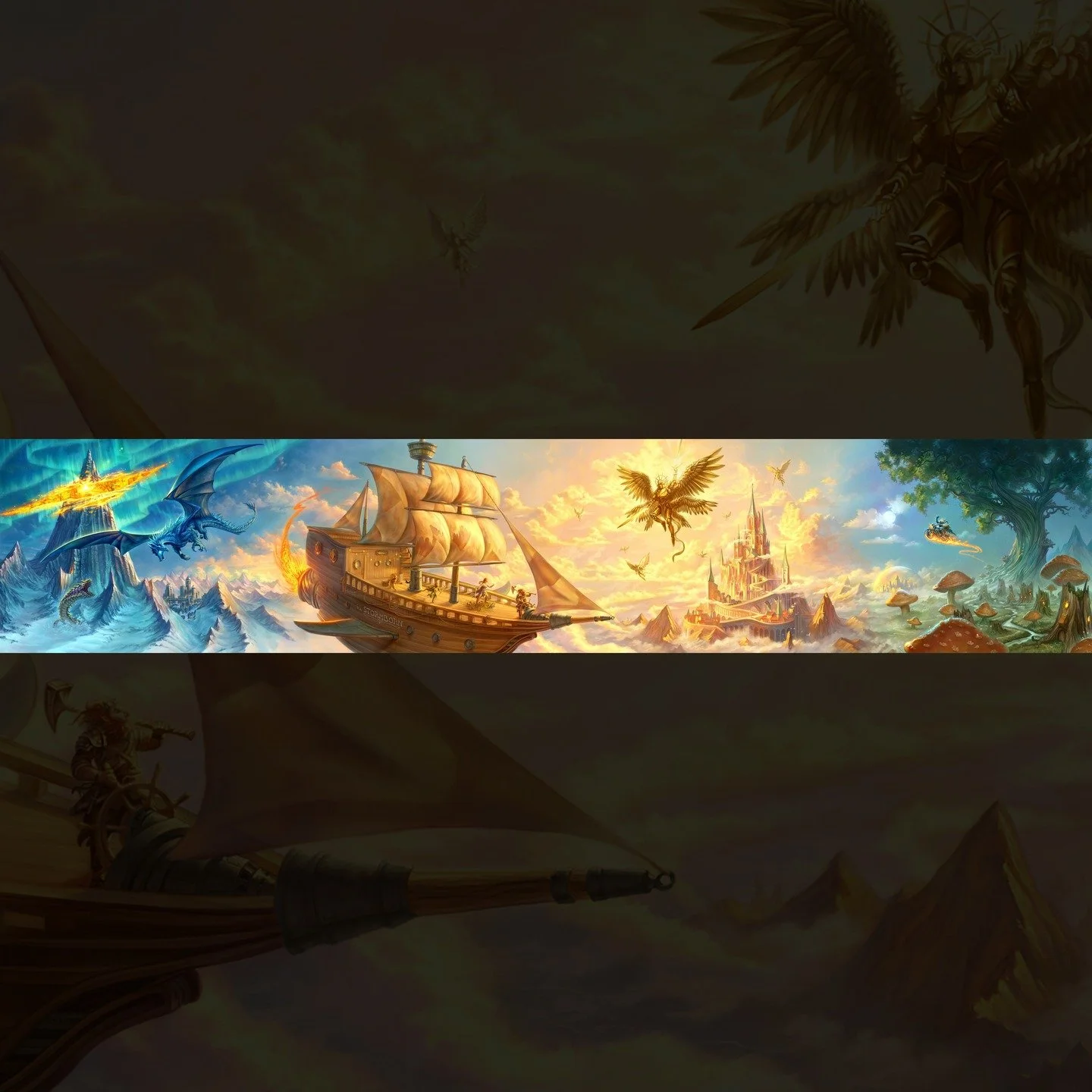 Not Another D&amp;D Podcast DM Screen!
One of the biggest highlights of my professional career so far: collaborating with Caldwell Tanner of @naddpod to bring Bahumia to life across four illustrated panels for their first campaign. From Frostwind to 