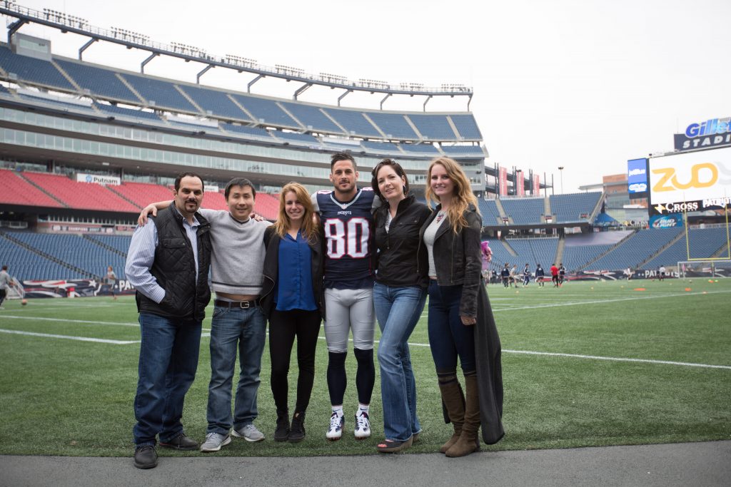 Danny Amendola and crew New England Patriots