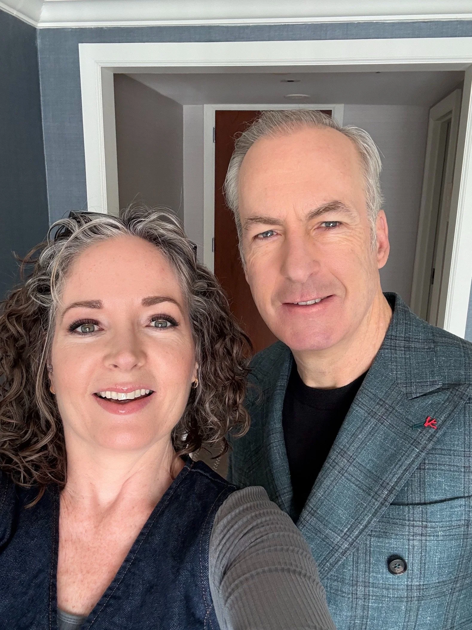 Bob Odenkirk & Maryelle Artistry / Press Tour Normal