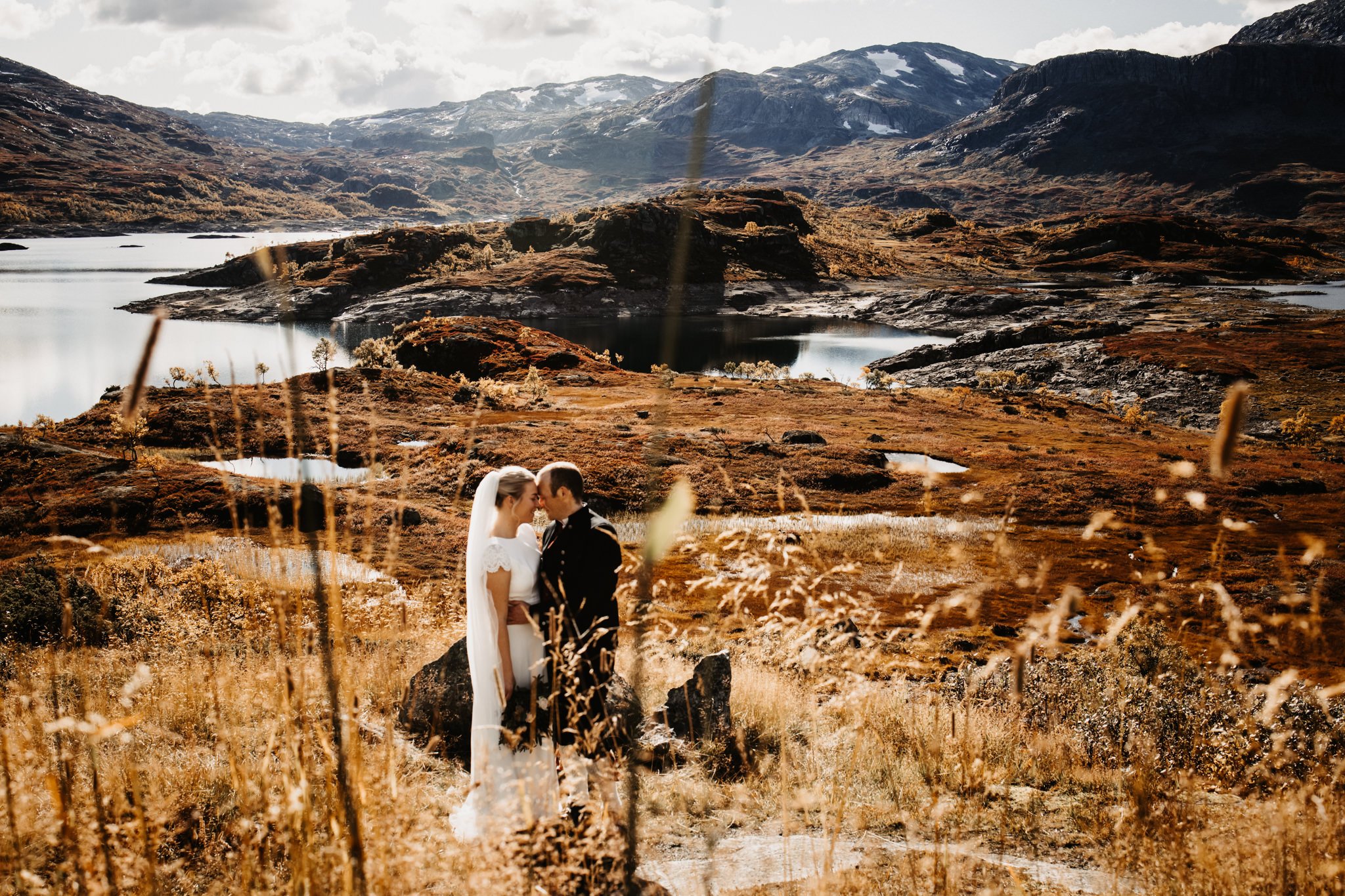 Nydelig fjellbryllup på Haukeliseter Fjellstue