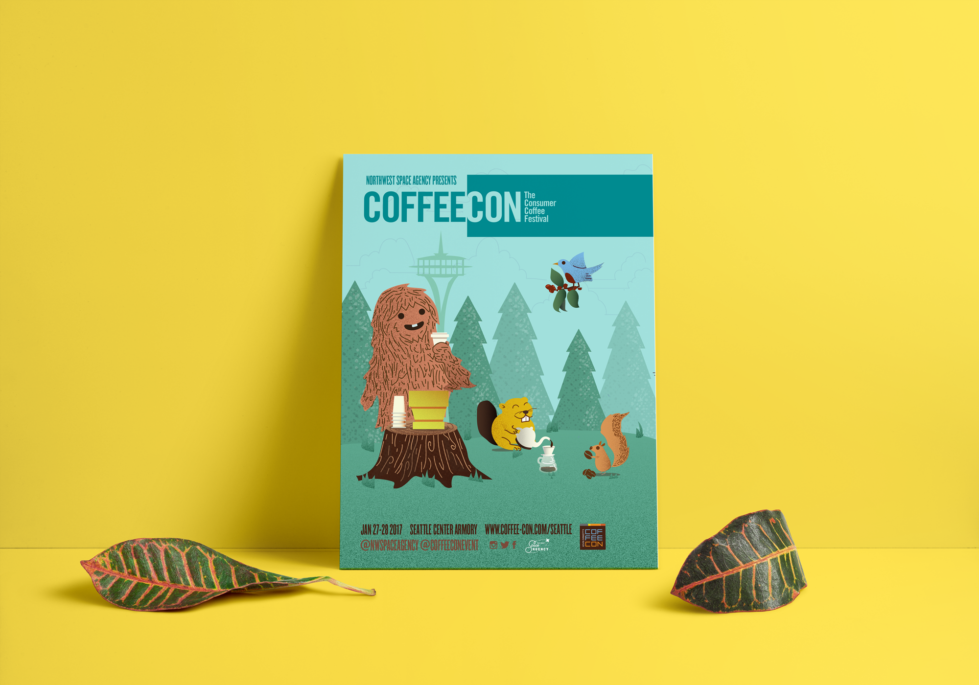 Coffee Con Poster