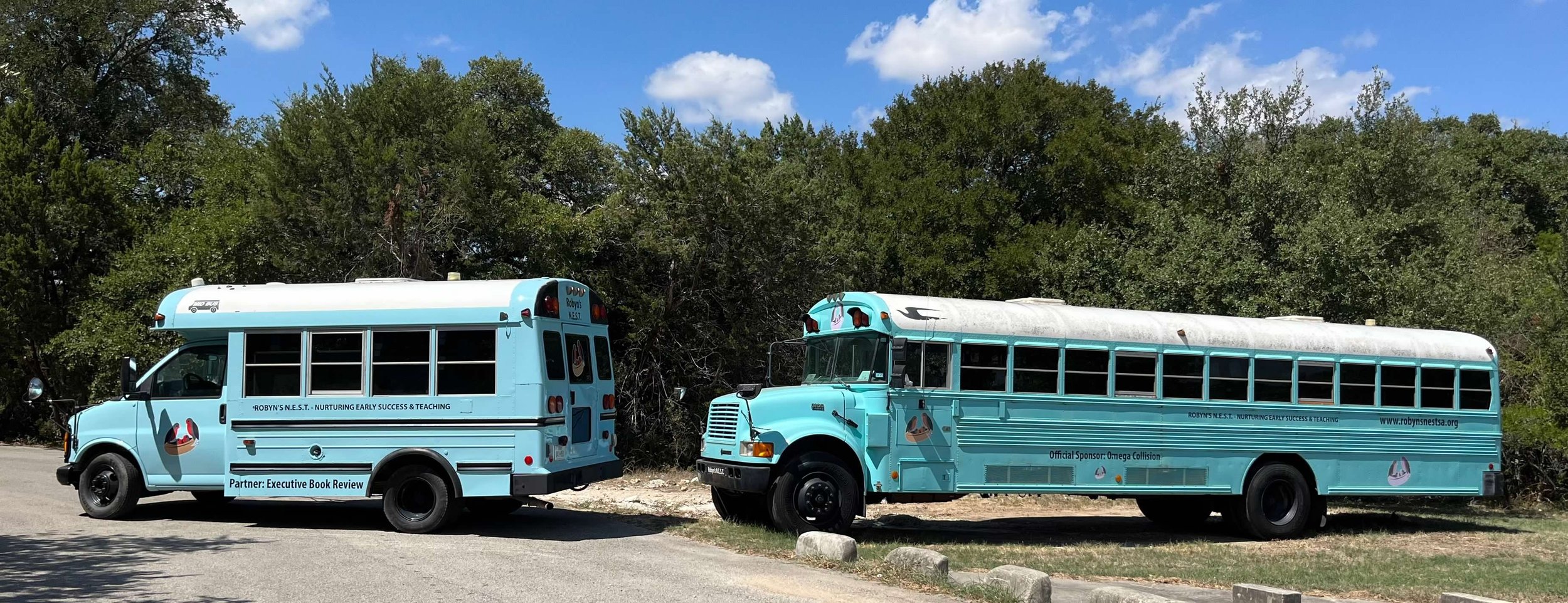 both buses at church.jpg
