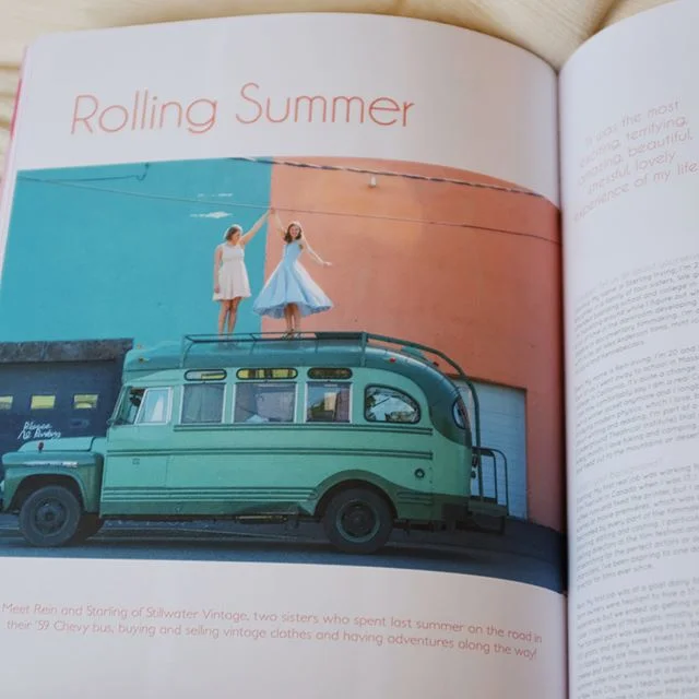 Check out the most recent issue of Caboodle Magazine for photos and an interview we did about our travels! 🌻✨