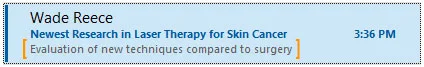 Hospital Marketing Therapeutic Topic Preview text Example