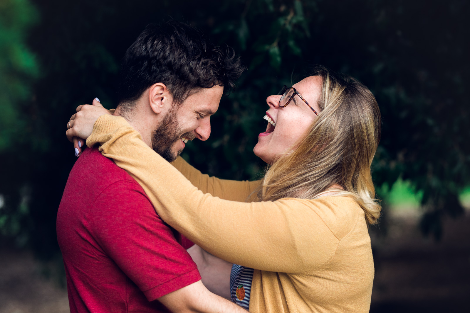 Engagement shoot fun - Cotswolds Wedding Photographer