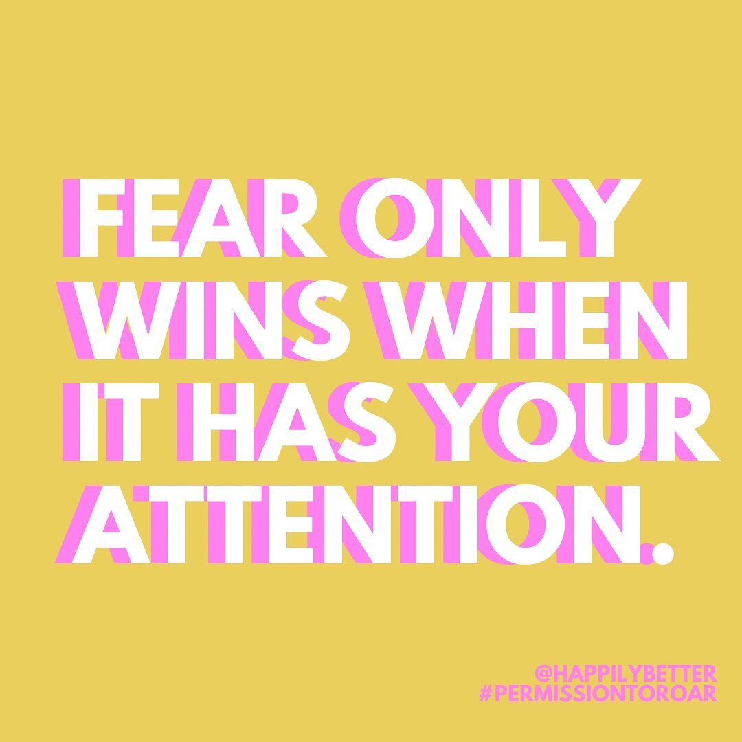 #QOTD
What&rsquo;s driving you to emerge❔

Don&rsquo;t let it be fear💜💐

#happilybetter #permissiontoroar