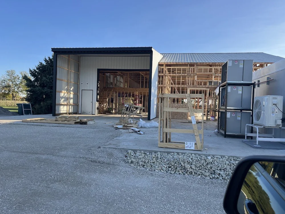 Loading dock and the new freezer
