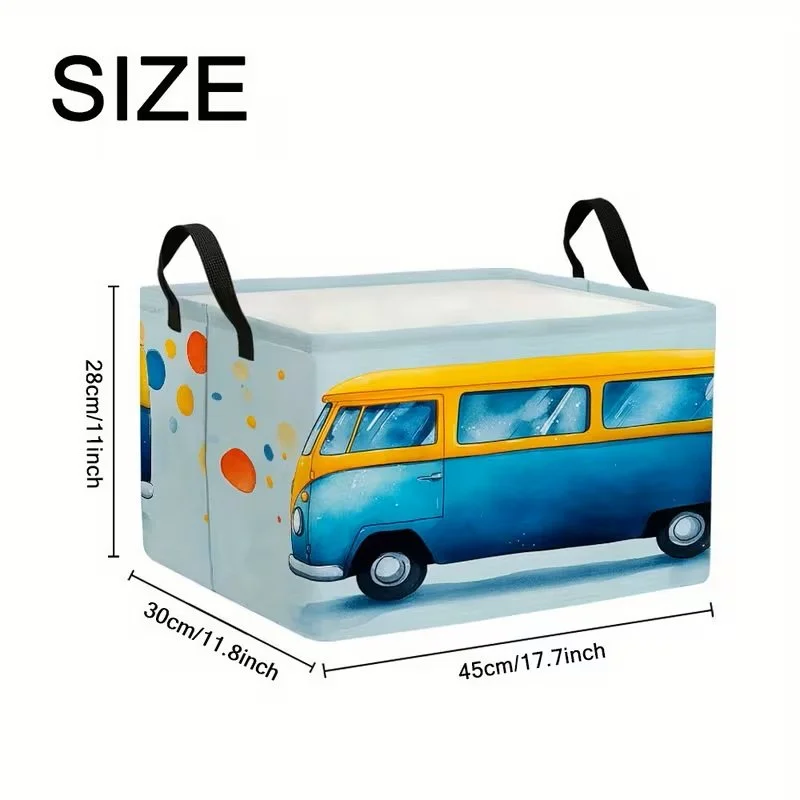Blue and Yellow Splitty Bus Carry All Measurements.jpg