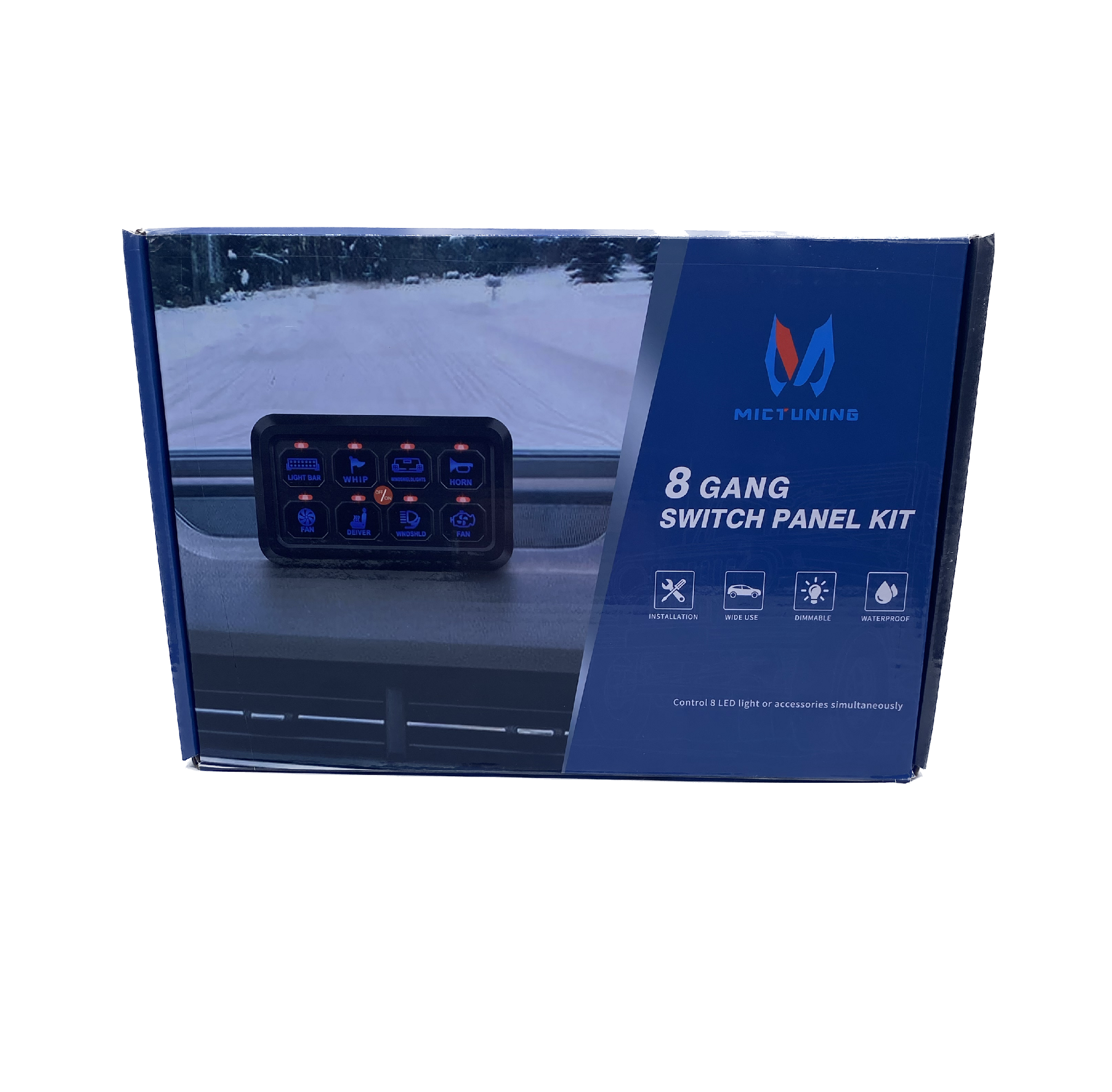 Mictuning 8-Gang Switch Panel