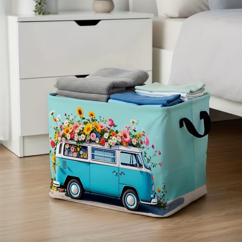 Blue VW Bay Window Bus Carry-All