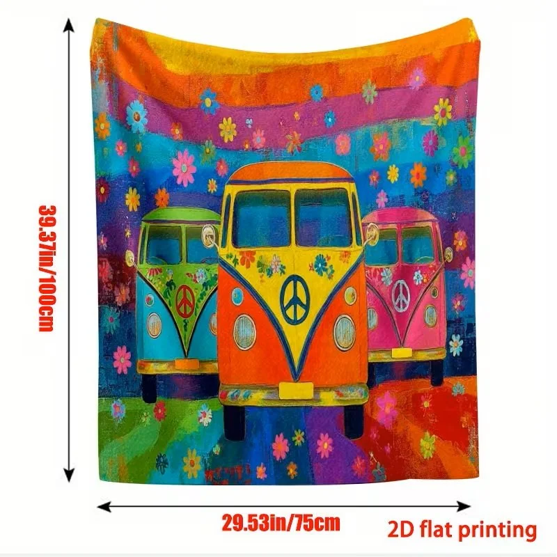VW Multi Peace Bus Blanket