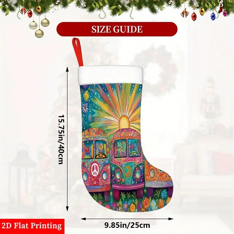 Hippie Bus Christmas Stocking Measurements.webp