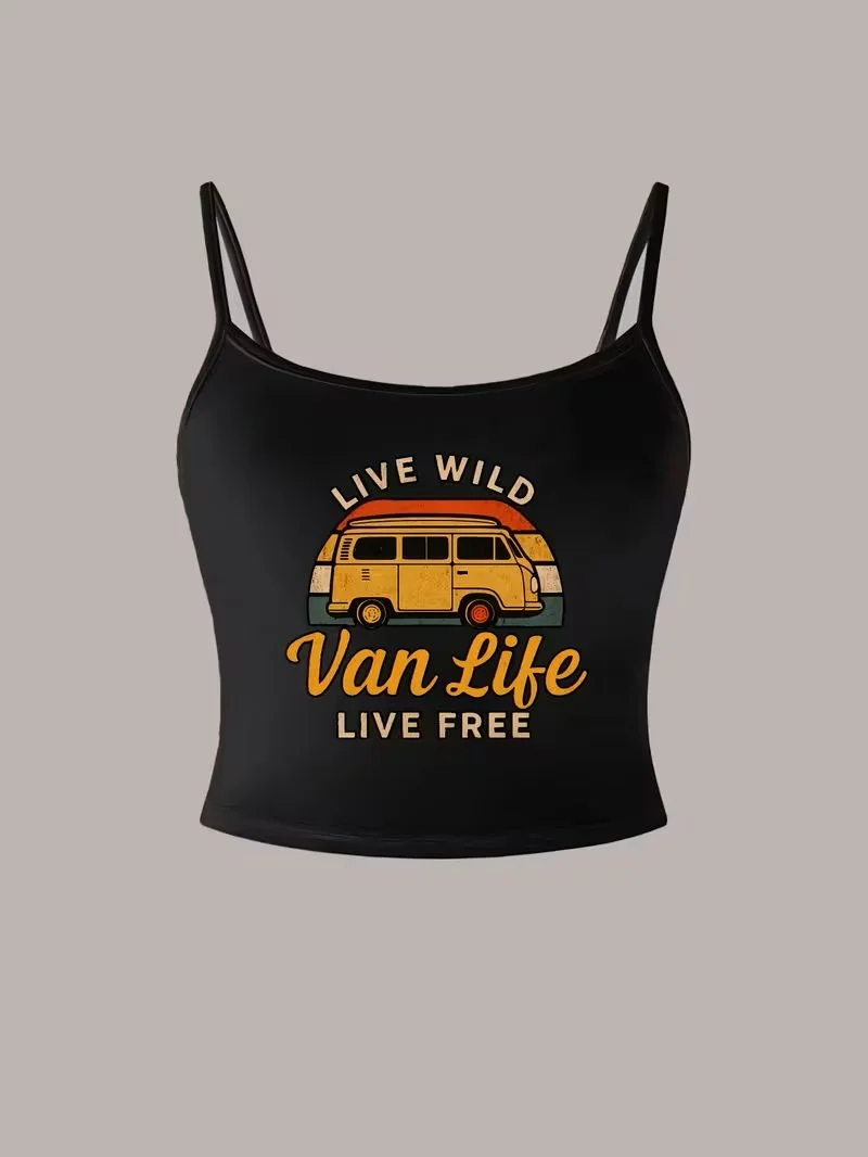 1960's VW Bus -  Van Life Women's Tank Top