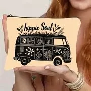 VW Bus Hippie Soul Cosmetic Bag