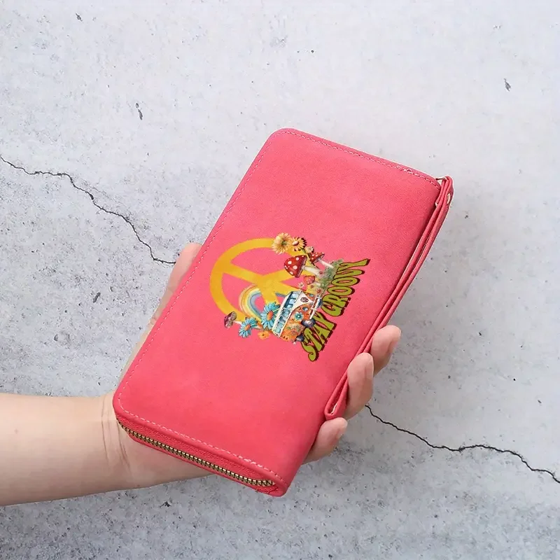 Stay Groovy Wallet Red.webp