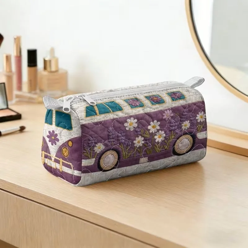 Quilted Purple Bus Mutli Use Bag.jpg