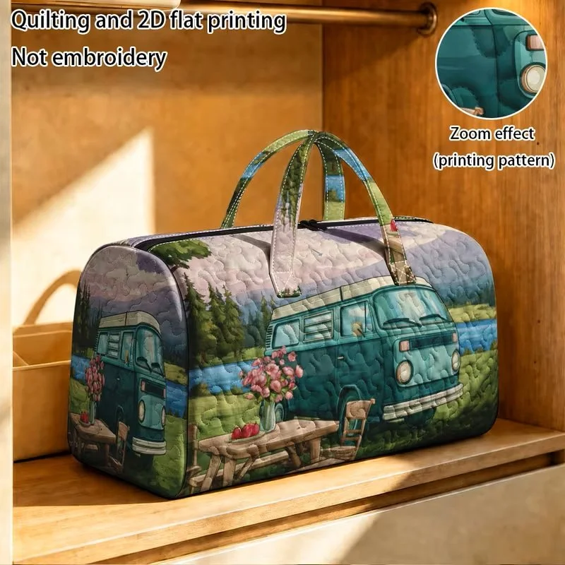 Non quilted Blue Bay Lake Travel Bag.jpg