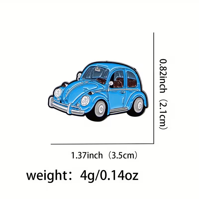 Cartoon VW Bug Pin