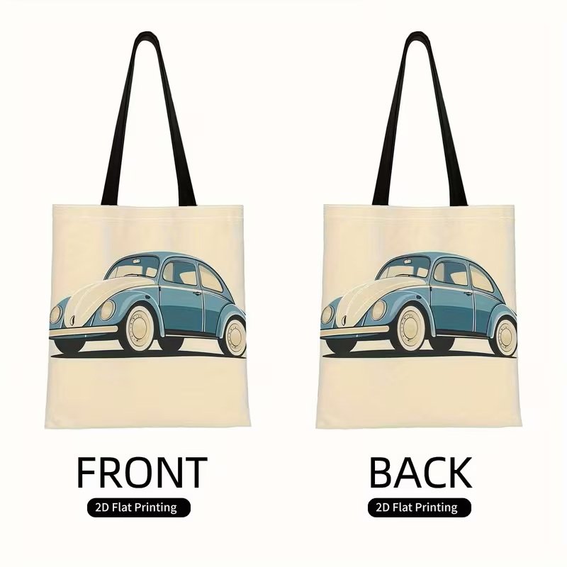 Vintage VW Bug Tote Bag