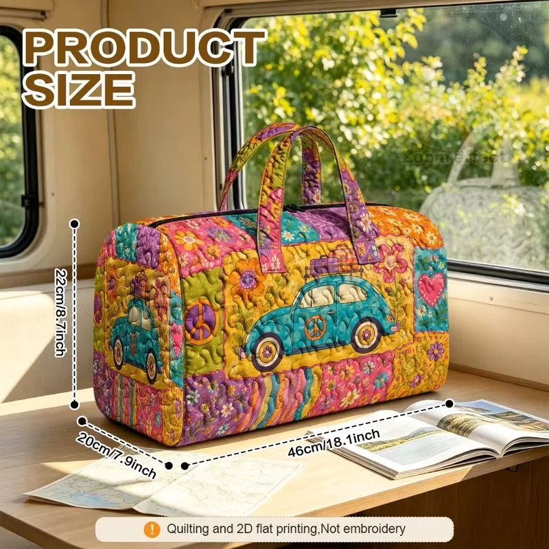 Quilted Blue Peace Bug Travel Bag measurements.jpg