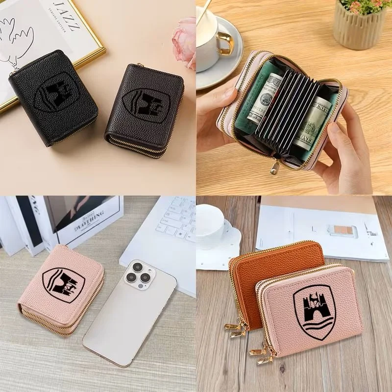 Double Zipper VW Wolfsburg Crest Wallet