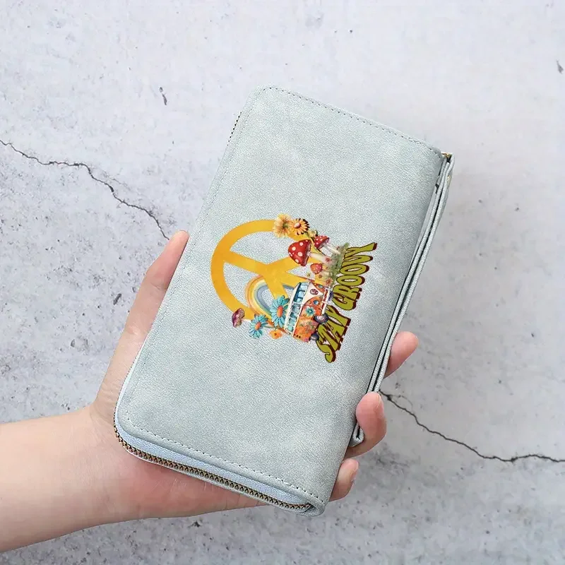 Stay Groovy Wallet Light Blue.webp