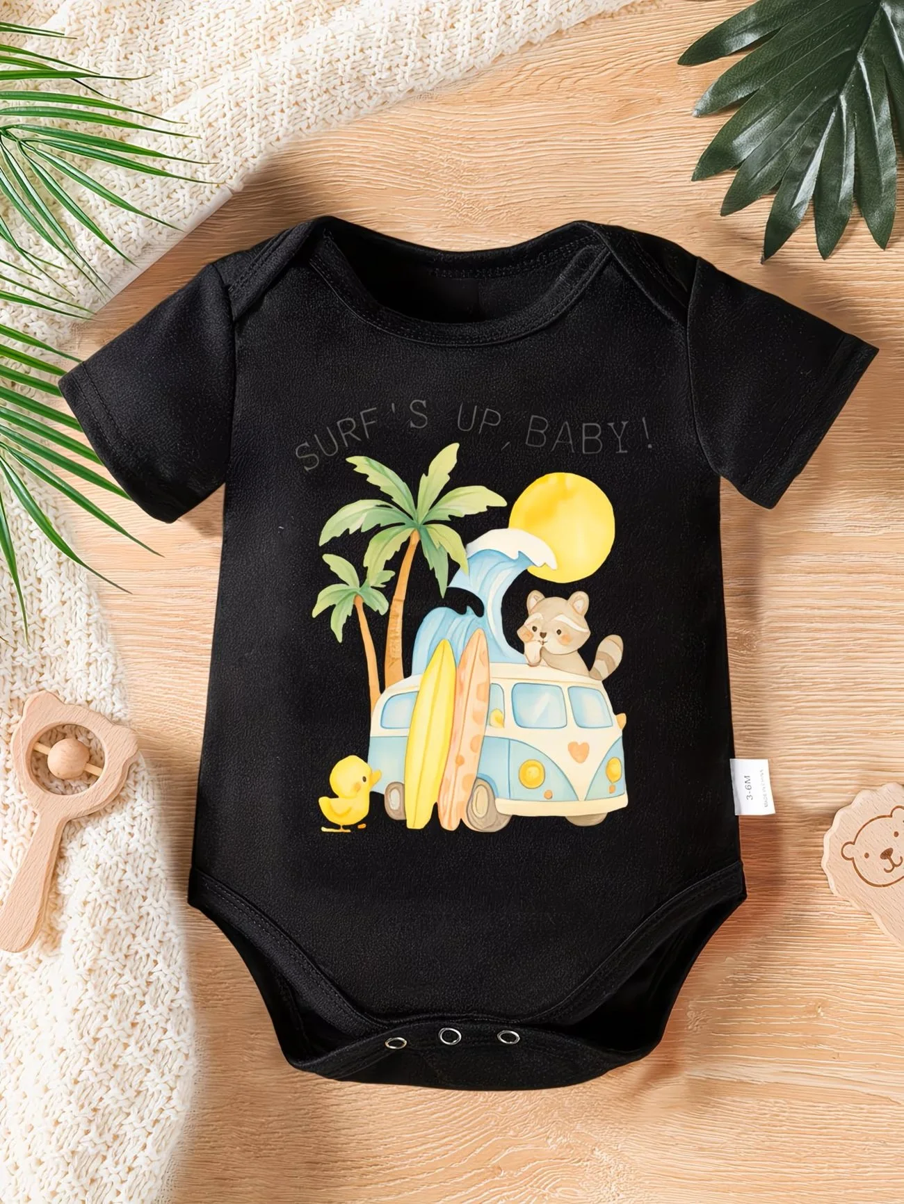 Surfs Up Black Onsie.jpg