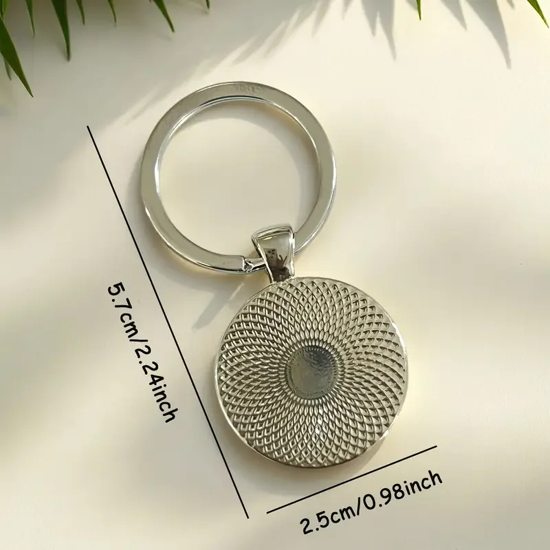 Yellow and White VW Surf Bus Keychain