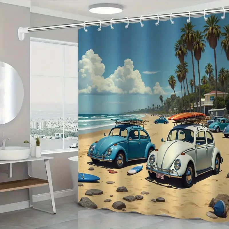 Beach Bugs Shower Curtain