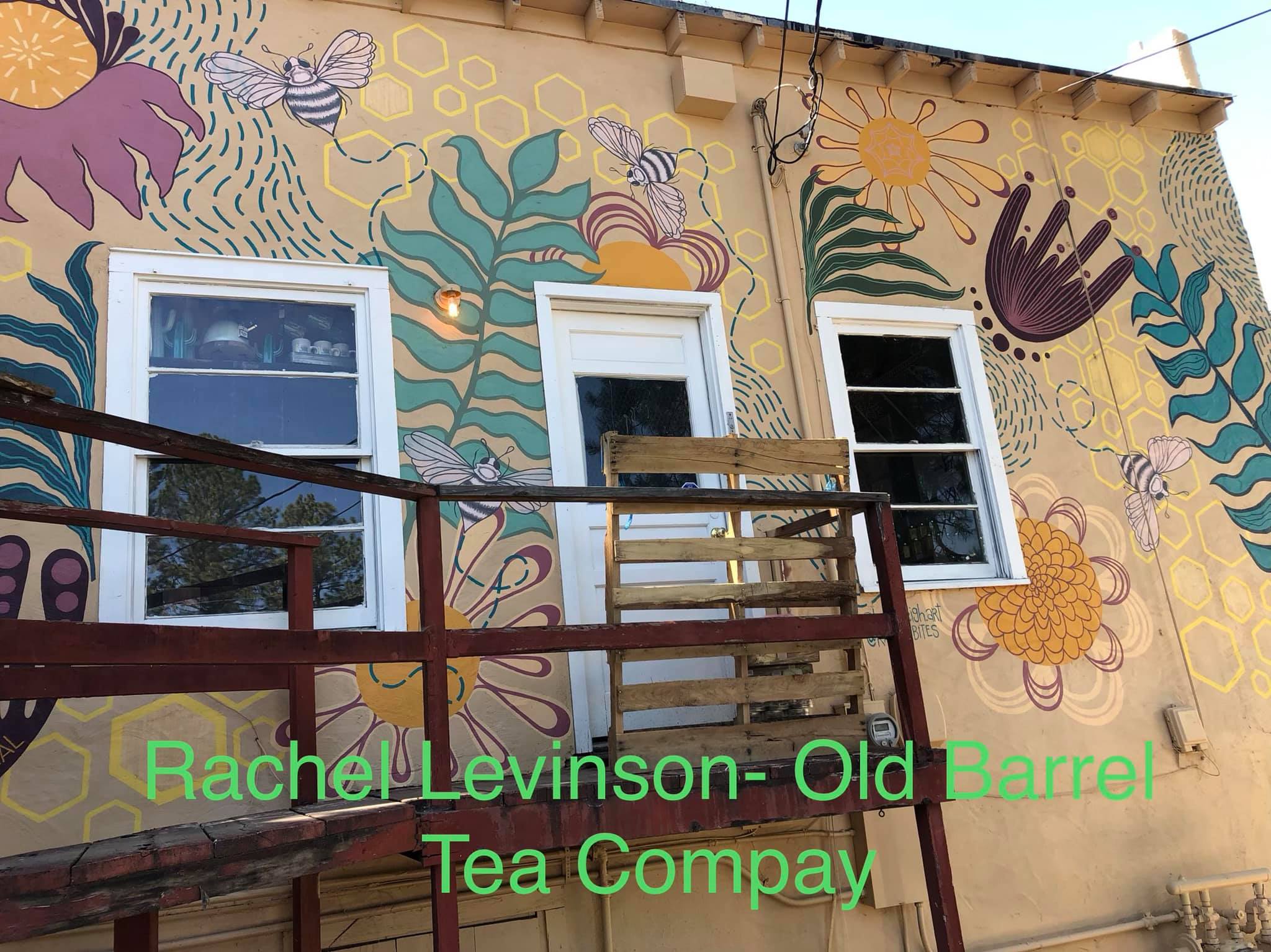 Photo: Mural at Old Barrel Tea &amp; Spice