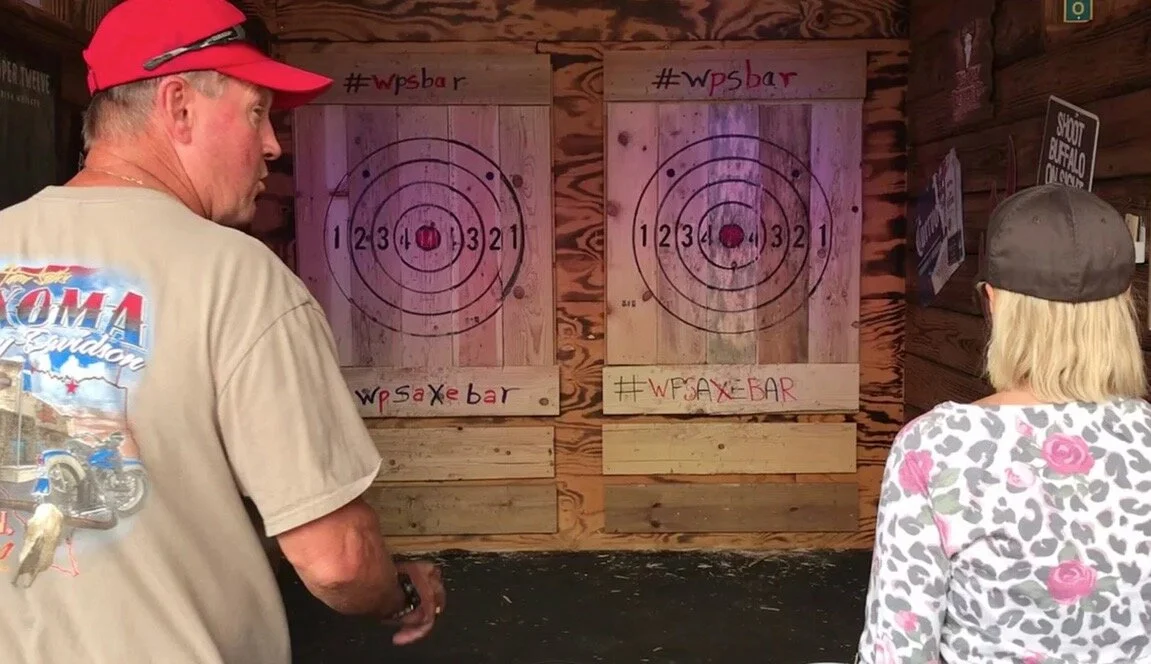 Axe Throwing at Win Place & Show: An Unforgettable Ruidoso Experience!