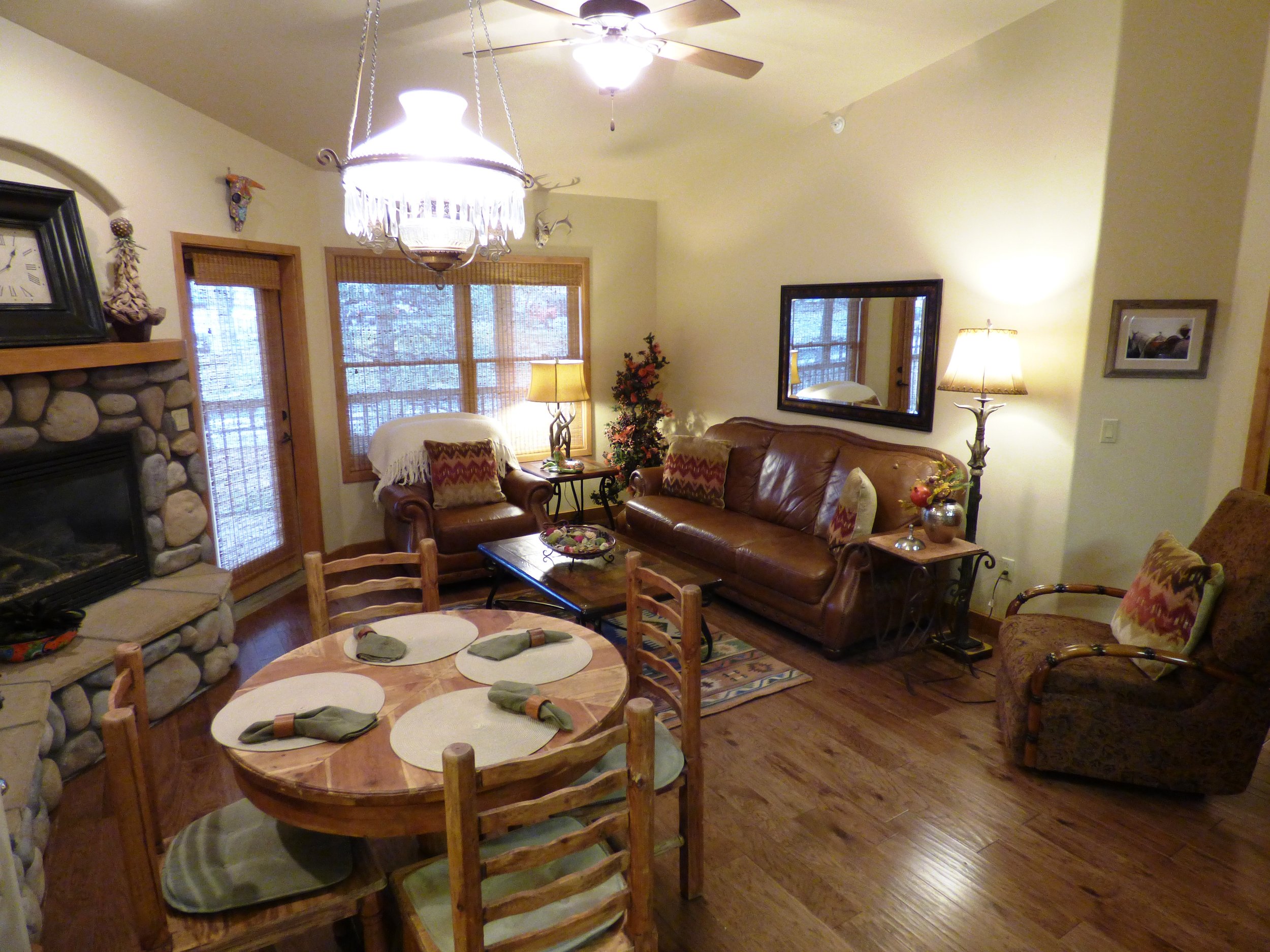 Ruidoso River Resort condo interior