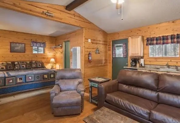 Whispering Pine Cabins interior