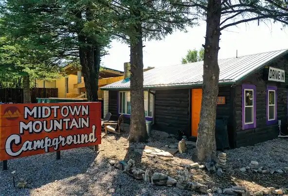 Midtown Mountain Campground and RV Park entrance