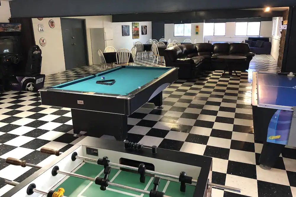 High Country Lodge games room