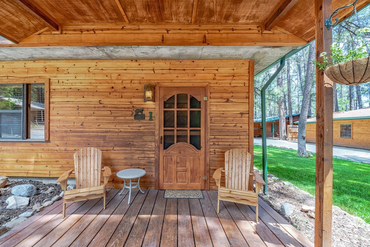 Story Book Cabins porch