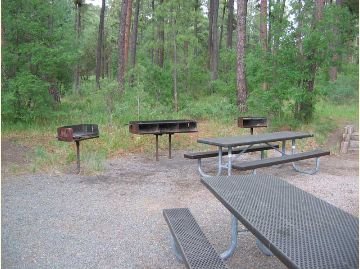 Cedar Creek Campground picnic area