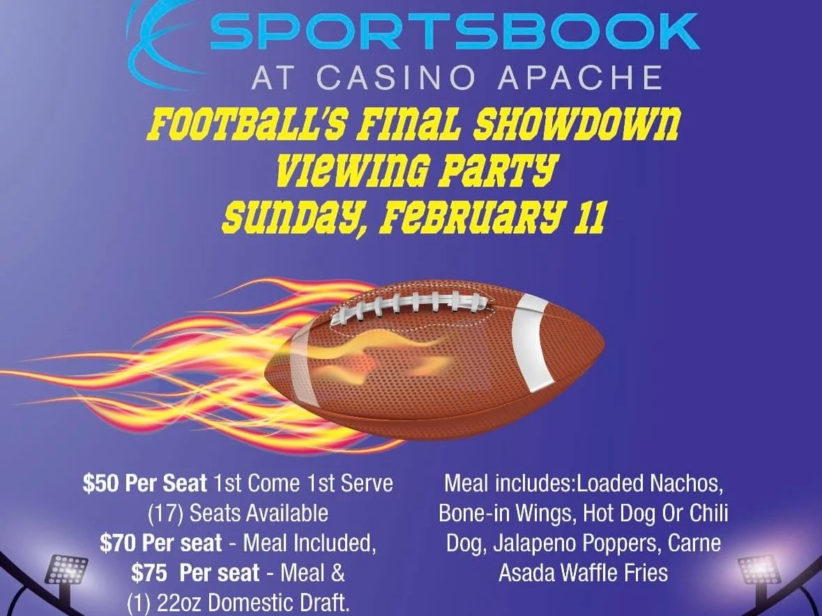 Super Bowl Viewing Party at Casino Apache